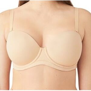 Wacoal bra 854119 Red Carpet Convertible strapless tan size 36B